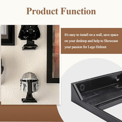 WFCYX Stormtrooper helmet wall mount keeps figures safe and on display
