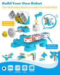 WhalesBot A1 sensor blocks for interactive learning