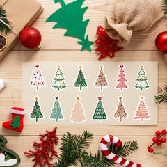 Whaline Christmas Boho stickers are waterproof and durable on various surfaces.