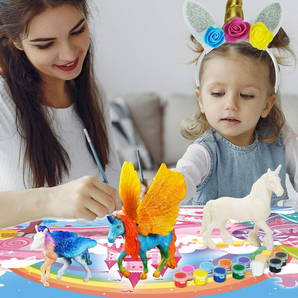 Whatstem tablecloth protects surfaces during painting sessions