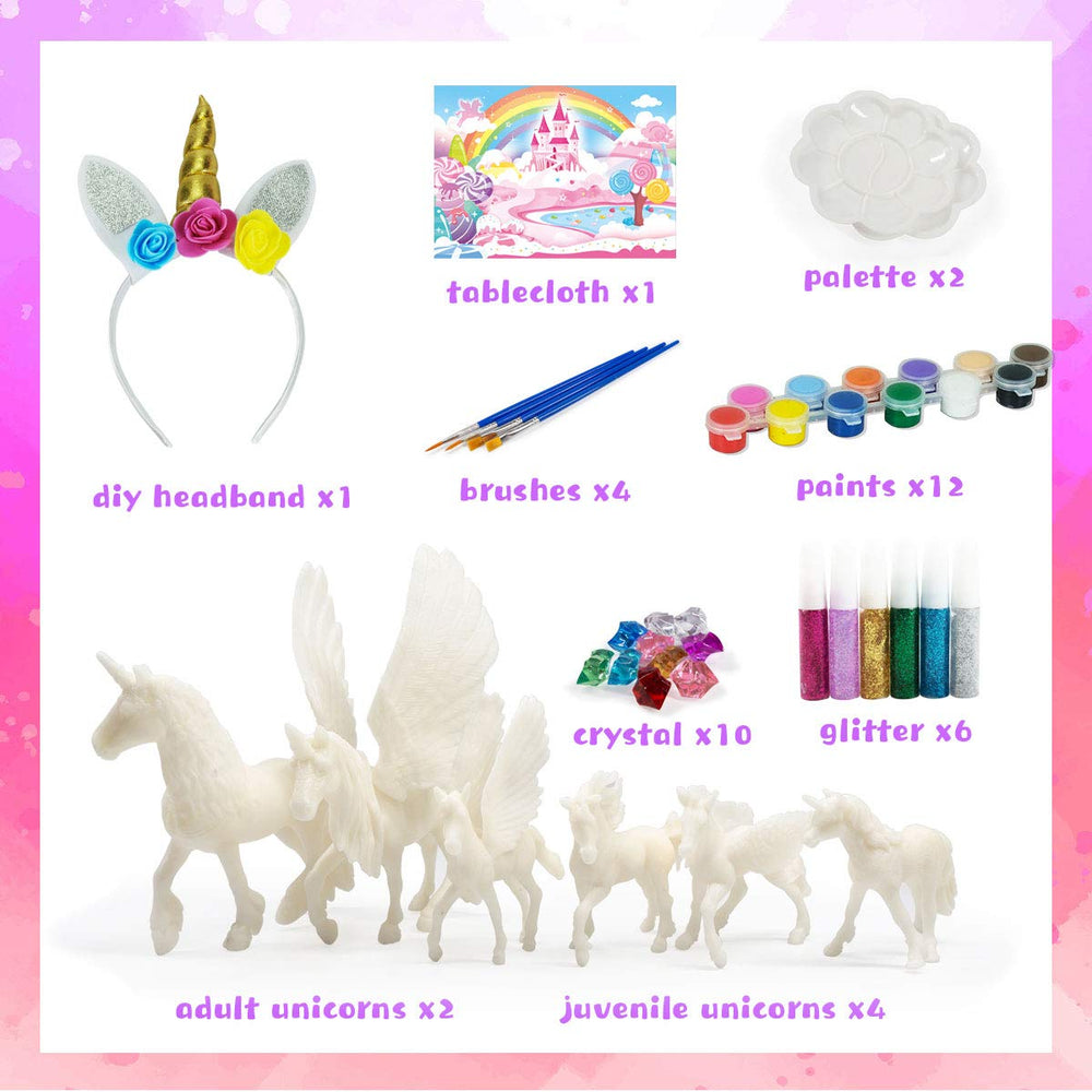 Whatstem unicorn headband for imaginative dress-up play