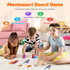 WhimsiPlay colorful sticks close-up highlighting color recognition and placement.