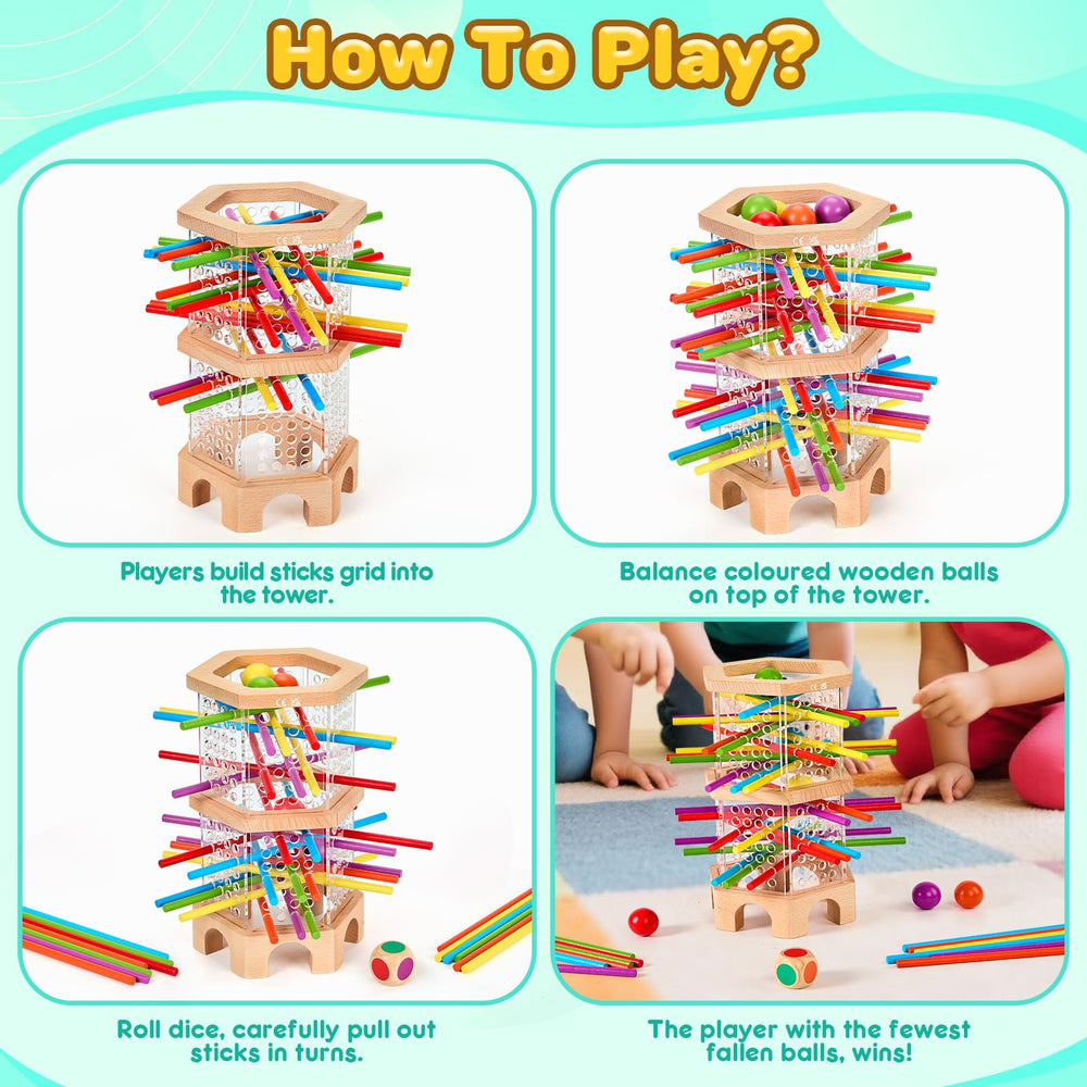 WhimsiPlay ball-prediction play – improves concentration while removing sticks.
