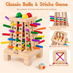 WhimsiPlay Colorful Sticks promote fine motor skill practice.