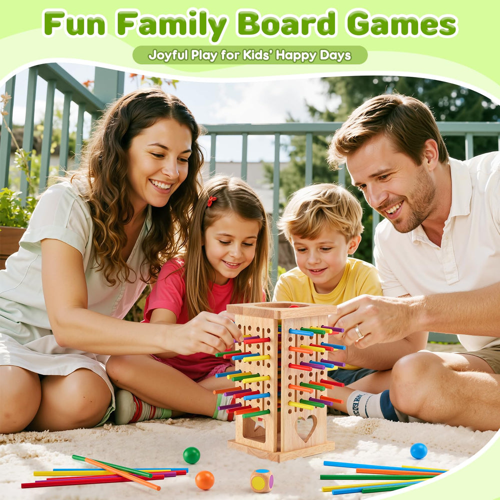 WhimsiPlay dice and color sticks spark turn-taking and planning during play