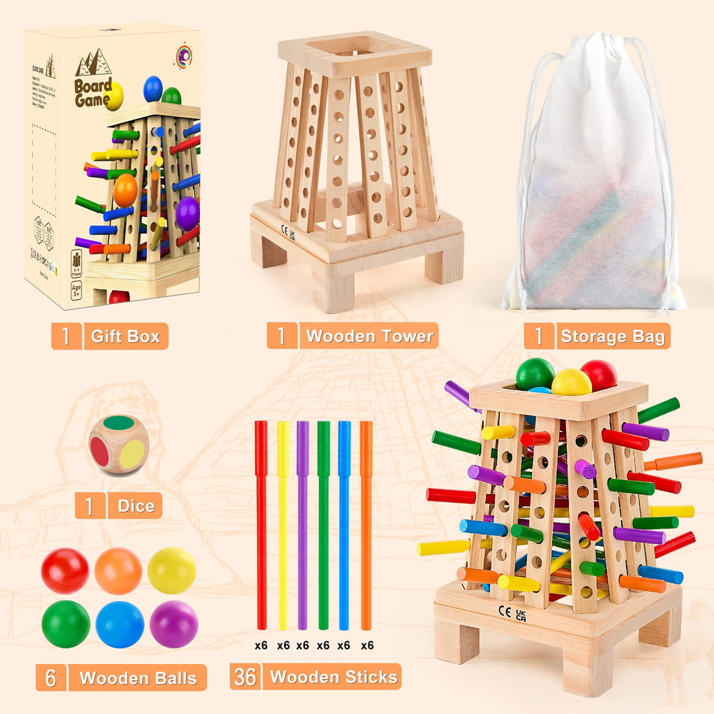 WhimsiPlay Safe Non-toxic Finish ensures worry-free wooden play.