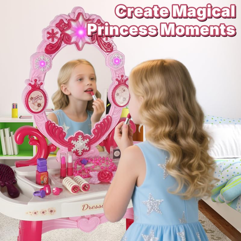 WhimzyWink toddler vanity music-feature enhances playtime with tunes
