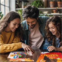 White Mountain puzzle featuring Cinnamon Toast Crunch, 100 pieces, bright colors for family bonding.