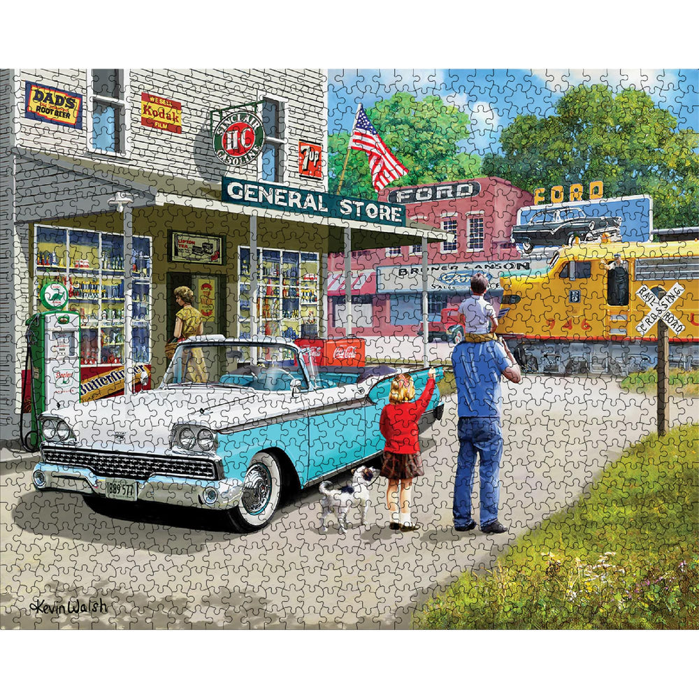 White Mountain American Classics Sinclair gas sign image sparks curiosity and historical exploration during puzzling.