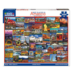 White Mountain Best Places in America puzzle national parks scene, educational and entertaining.