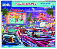 White Mountain Drive-In Movie piece closeup shows thick pieces for easy assembly.