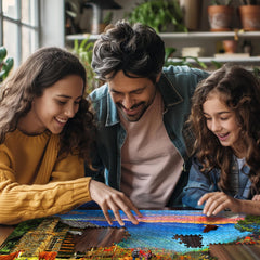 White Mountain Great Smoky Park pieces layout shows large, easy-to-handle components