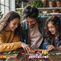 White Mountain I Love Baseball puzzle family fun promotes calm, screen-free entertainment.