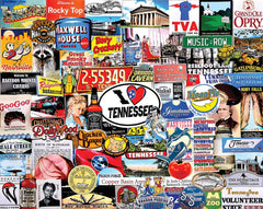 White Mountain I Love Tennessee pieces close-up highlighting thick, easy-to-handle parts