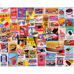 White Mountain Ice Cream Bars finished size 24x30 showing a satisfying collage