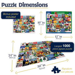 White Mountain Irish landscapes panorama puzzle offers immersive scenery and focus.