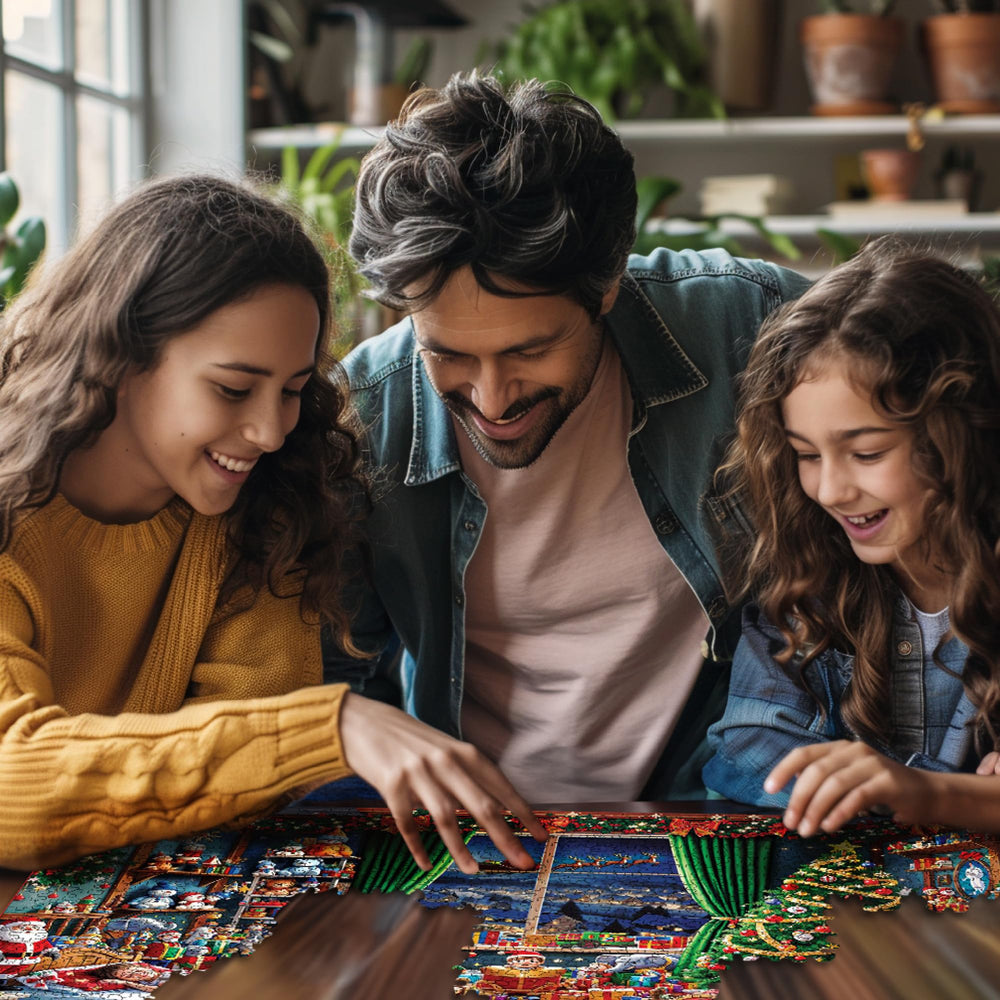White Mountain puzzle made in USA with Happiness Guarantee
