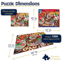 White Mountain puzzle chocolates peppermint enhances holiday cheer and family time.
