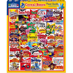 White Mountain Puzzles extra large pieces 1000 for easier handling and satisfying assembly.