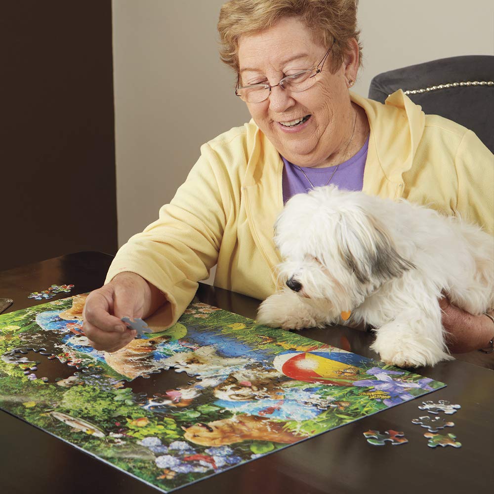 White Mountain Puzzles I Love Connecticut 1000-piece puzzle offers a satisfying challenge.