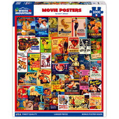 White Mountain Puzzles Roman Holiday poster scene for retro charm and family puzzle time.