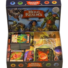 White Wizard Games Hero Realms multiplayer duel captures tense competition and quick rounds.