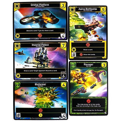White Wizard Games Star Realms Colony Wars space battle visuals capture explosive encounters.