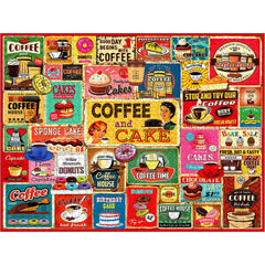 White Mountain puzzle large pieces highlight easy handling during relaxed weekend assembly.