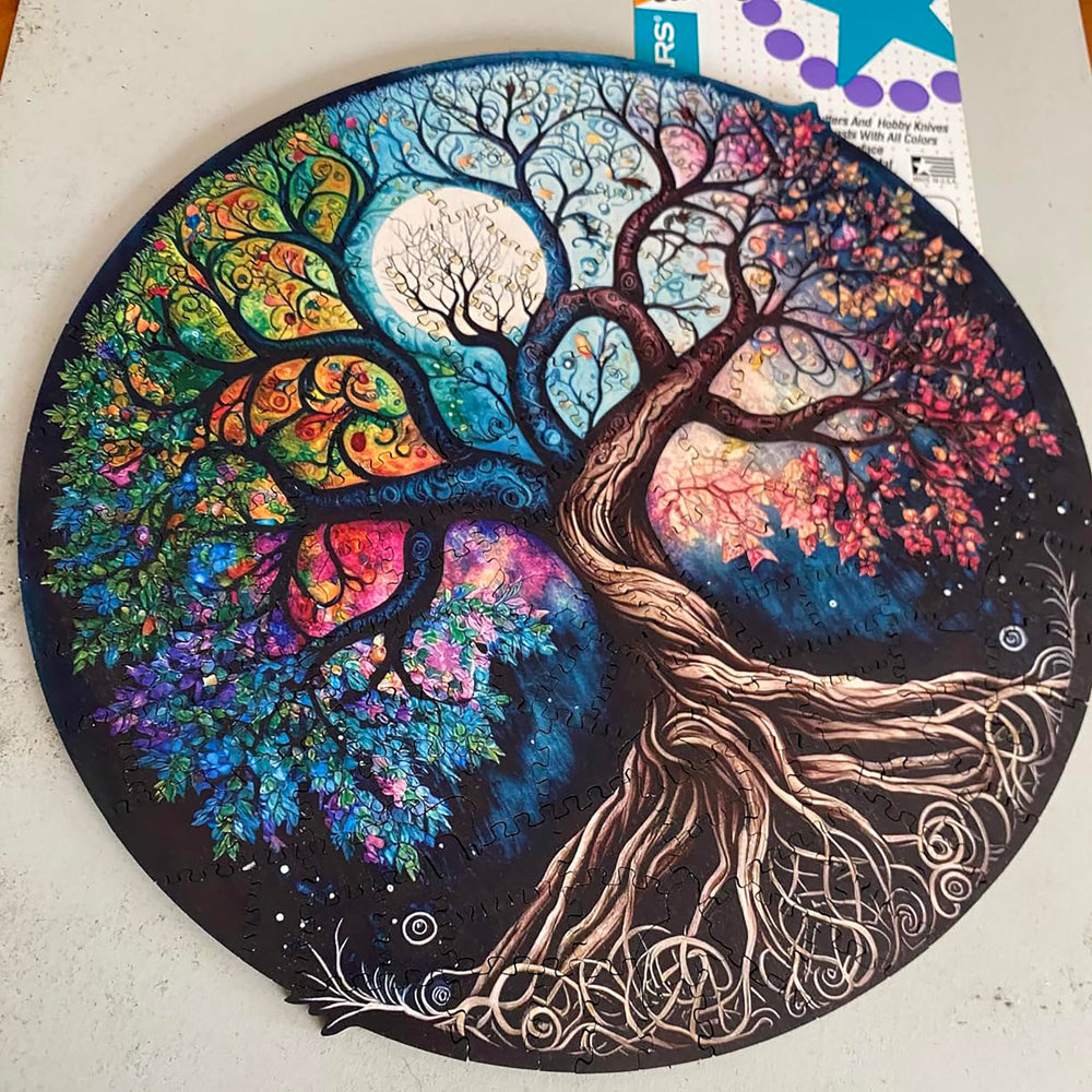 WHJSG gift-ready wooden puzzle suitable for family game night