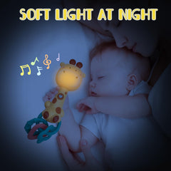 WHNKFB Bright Yellow Giraffe shows four music modes for varied play