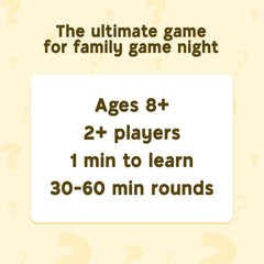 Who Knows More? family game night setup sparks laughter and teamwork.