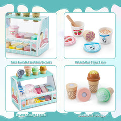 WHOHOLL kid-friendly ice cream shop play encourages imagination.