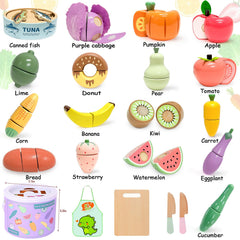 WHOHOLL soft pastel play food colors create calm, visually appealing play space