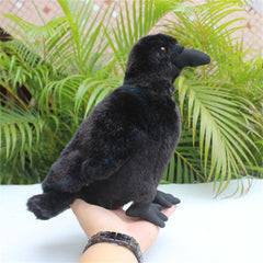 Whrigud crow plush with durable materials stands up to daily play.