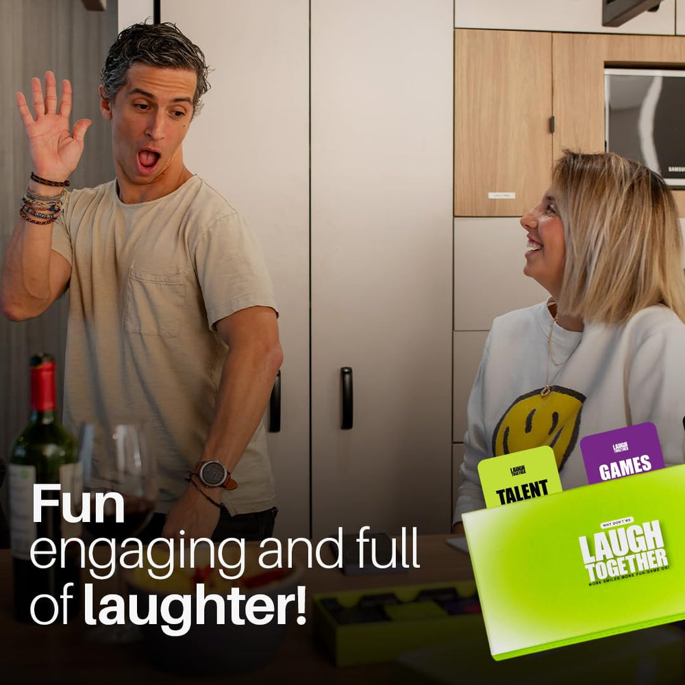Why Don't We Laugh Together drawing cards fuel creative date-night prompts.
