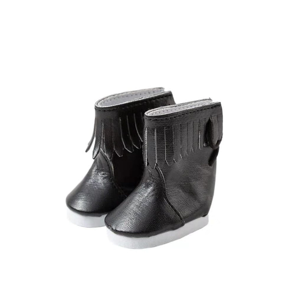 WHYS FXSN Wellie Wishers leather shoes offer refined playtime style.