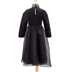 Wicked Elphaba front-view dress shows ombre and collar