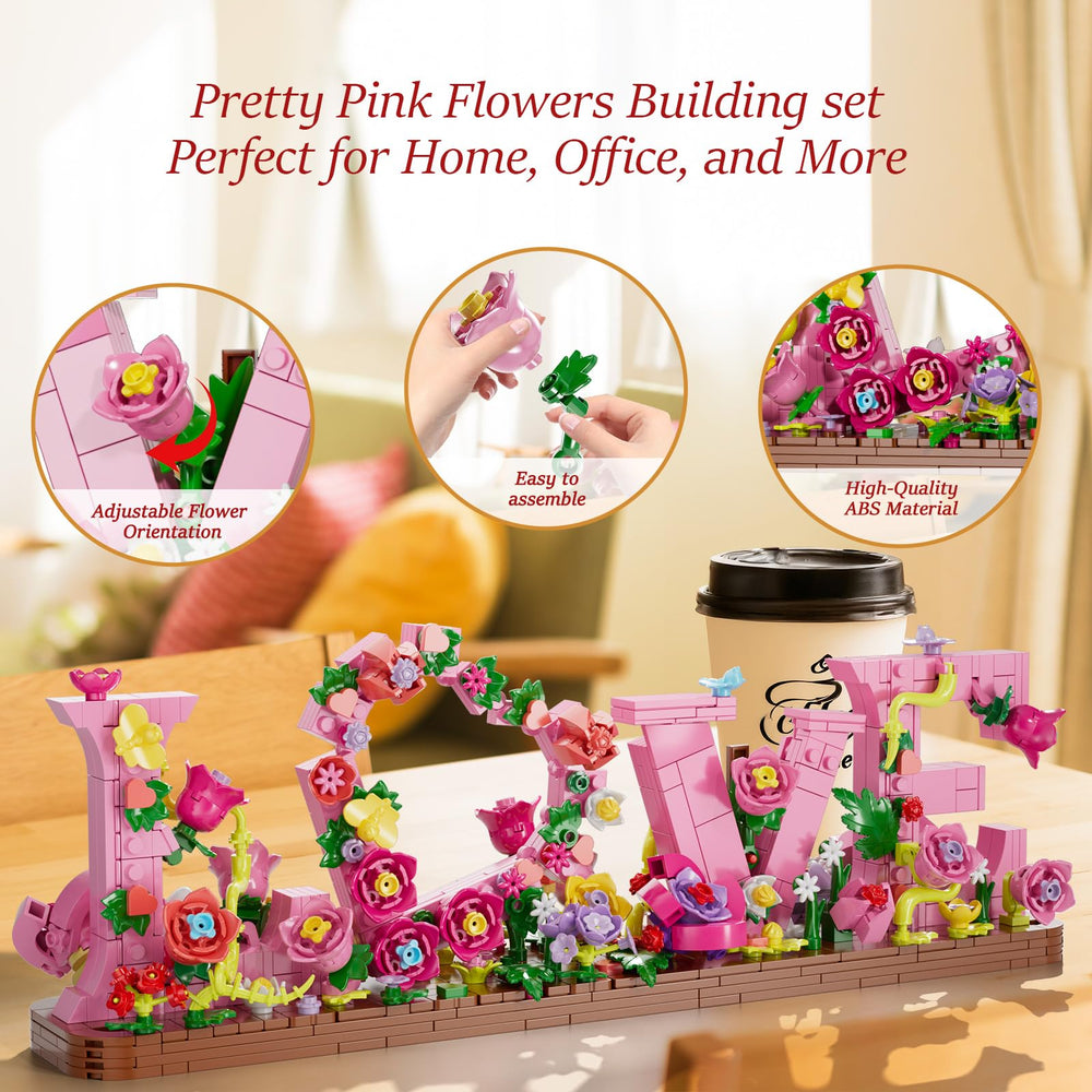 WIDELAND Rose-Tulip-Azalea pieces for a flexible floral arrangement.