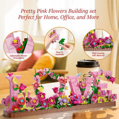 WIDELAND Rose-Tulip-Azalea pieces for a flexible floral arrangement.