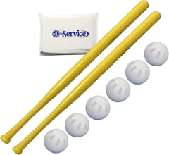 WIFFLE balls six-pack with uniform holes for accurate throws and safe play.