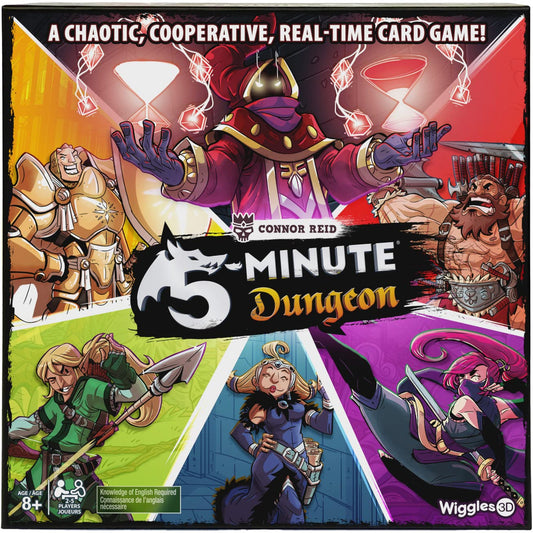 Wiggles 3D 5-Minute Dungeon cards enable quick cooperative play for families.