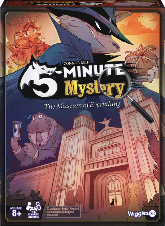Wiggles 3D 5-Minute Mystery timer drives fast-paced teamwork and family fun.