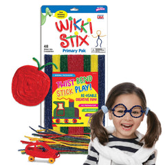 Wikki Stix Arts & Crafts set shown in classroom-friendly packaging.