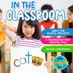 Wikki Stix 36 reusable sticks empower flexible, hands-on spelling and review.