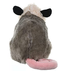 Wild Republic opossum plush resting pose, kid-friendly cuddle friend.