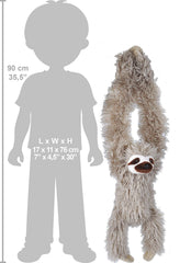 Wild Republic sloth plush makes a gift-ready, kid-friendly decor and toy.