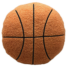 Wildeon Rising basketball round pillow with embroidery lines for stylish sofa decor and cozy lounging.