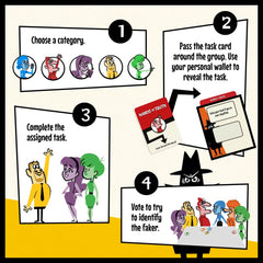 Wilder Games Jackbox Fakin’ It wallets show Faker dynamics in play.