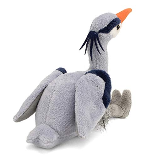 Wildlife Artist Great Blue Heron plush with dangling legs, ideal display or imaginative play.