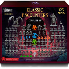 Wildspire Classic Encounters group of 125 miniatures for tabletop battles and painting.